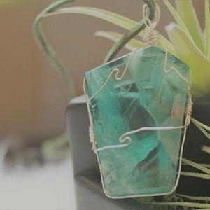 Real Flourite Necklace